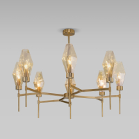 Люстра на штанге Eurosvet 60143/8 латунь (a061937)