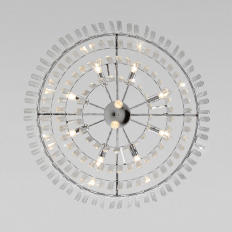 Подвесная люстра Eurosvet 10130/10 хром (a060641) 