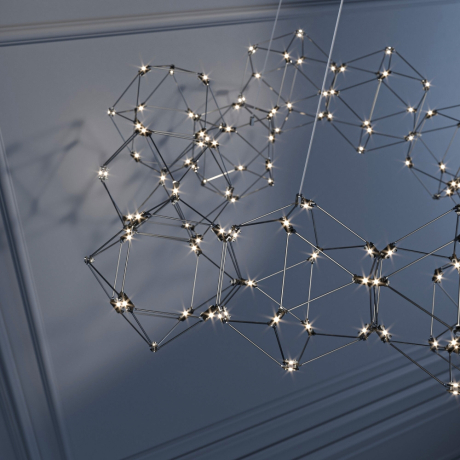 Подвесная люстра Eurosvet Uma 90169/12 черный жемчуг 