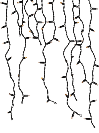 2*1м. Гирлянда бахрома желтый Эра ERAPS-BZ2 120LED IP65 (Б0060546)