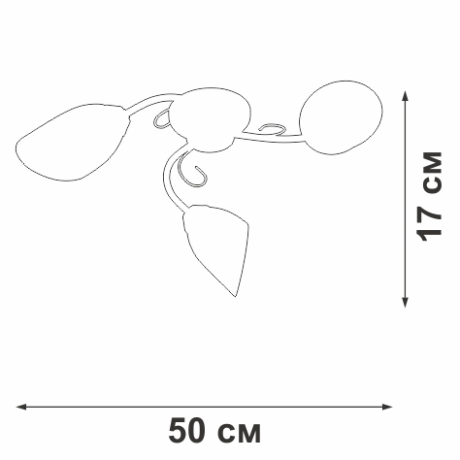 НЕ ПУБЛИКОВАТЬ!!! ЗАПРЕЩЕНЫ ПРОДАЖИ! Потолочная люстра Vitaluce V3715/3PL 