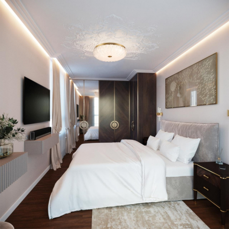 Потолочная диммируемая люстра с пультом ДУ Sonex Piko Tesoro 7719/60L 