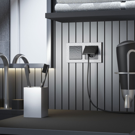 Клавиша для выключателя Werkel Hammer черный W1219008