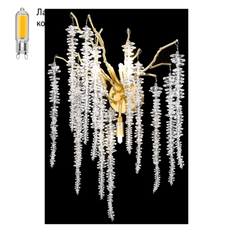 Светильник на стену с Led лампочками в комплекте Wertmark WE185.03.301+Lamps 