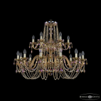Люстра подвесная Bohemia Ivele Crystal 1402/12+6/360/2d G M777