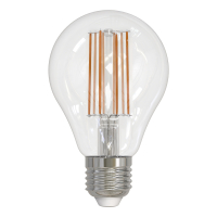 Филаментная светодиодная лампа E27 17W 3000K (теплый) Sky Uniel LED-A70-17W-3000K-E27-CL PLS02WH (UL-00004870)