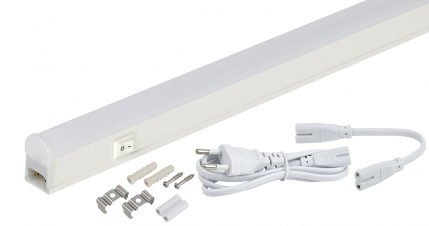 Мебельный светодиодный светильник Эра LLED-01-16W-6500-W Б0019782