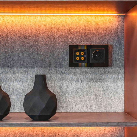 Рамка на 2 поста (черный) Werkel W0021108