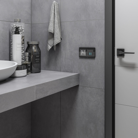 Рамка на 2 поста (черный) Werkel W0021108