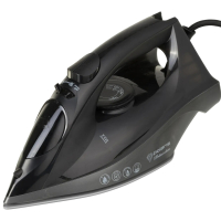 Утюг POLARIS PIR 2430K, 2400 Вт, керамическое покрытие, самоочистка, антикапля, антинакипь, черный, 57591 (456746)