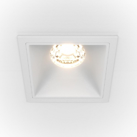 Встраиваемый светильник Maytoni Technical Alfa DL043-01-10W4K-SQ-W