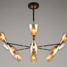 Люстра на штанге с лампочками Omnilux OML-66807-12+Lamps 