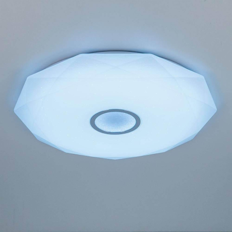 Светодиодная люстра с поддержкой ''Алиса'' и пультом ДУ Citilux Диамант Смарт CL713A100G 