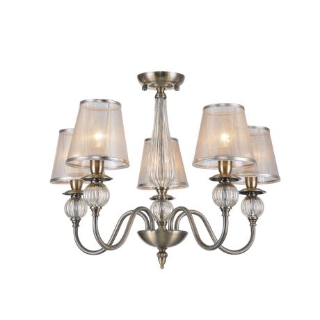 FR2685PL-05BZ Люстра с двойным креплением Freya Inessa 