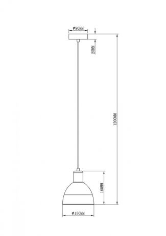 Подвесной светильник Moderli Irina V2711-1P 