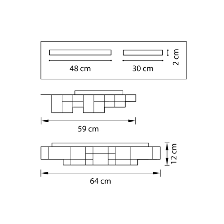 750162 (MX13003032-16А) Люстра потолочная светодиодная Lightstar Favo 