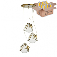 Подвесной светильник с лампочками  Lumion Wanda 5288/3+Lamps G9