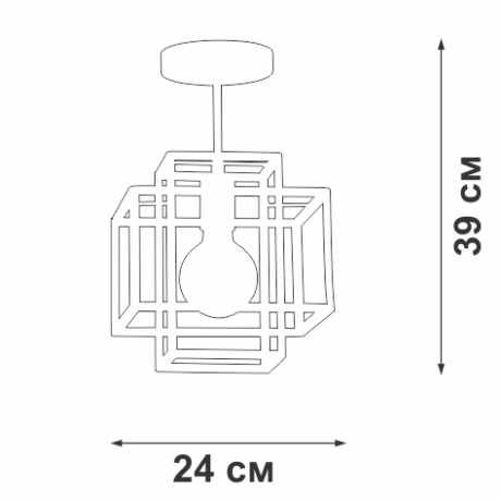 Светильник на штанге Vitaluce V3975 V3975-1/1PL 
