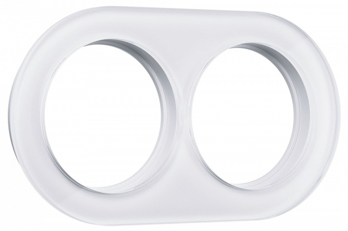 Рамка на 2 поста Werkel Ретро (белый) W0025101 