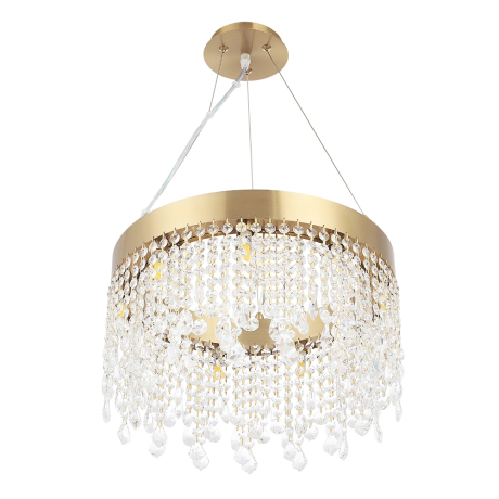 Люстра подвесная с Led лампочками в комплекте CRYSTAL LUX AQUA SP9+Lamps 