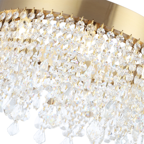 Люстра подвесная с Led лампочками в комплекте CRYSTAL LUX AQUA SP9+Lamps 