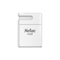 Набор из 2 шт, Флеш-диск 64 GB NETAC U116, USB 2.0, белый, NT03U116N-064G-20WH (513694)