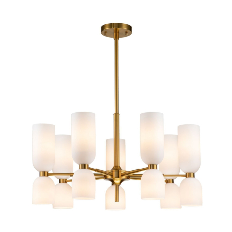 Люстра с лампочками, подвесная, комплект от Lustrof. №286110-617123