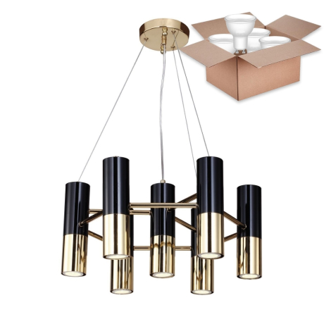 Подвесная люстра с лампочками  Favourite Ultra 1600-7P+Lamps Gu10 