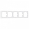 Рамка на 5 постов Werkel Snabb basic (белый) W0052001