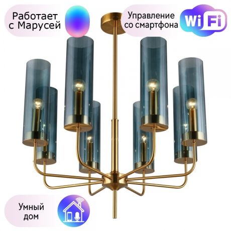 Люстра с поддержкой Маруси На штанге Omnilux OML-99617-08-M 