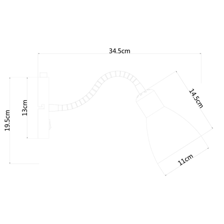 Спот Arte Lamp Dorm A1408AP-1BK 