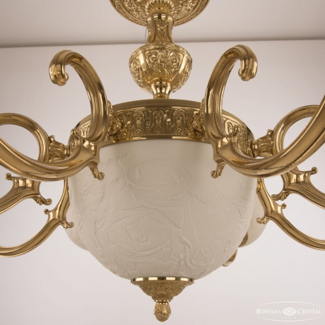 Люстра Bohemia Ivele Crystal 72213P/8/210 G P1 U Rose 