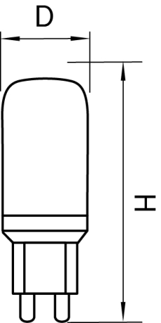 Cветодиодная лампа G9 4W 4000К (белый) JC LED Lightstar 940484 