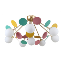 Потолочная люстра с ламочками, комплект от Lustrof. №286142-617018