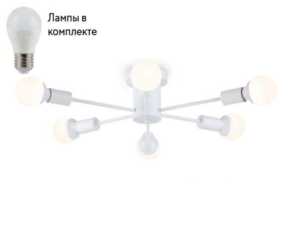 Потолочный светильник с лампочками Ambrella light TR80401+Lamps 