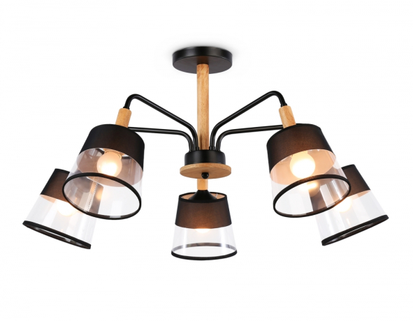 Люстра на штанге с лампочками Ambrella light TR4741+Lamps 