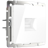 Витринный образец!  <90567> Розетка Ethernet RJ-45 (белая) Werkel W1181001