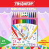 Нарушена упаковка! <653877> Фломастеры ПИФАГОР "ЕДИНОРОГ", 24 цвета, вентилируемый колпачок, 152450 (152450)