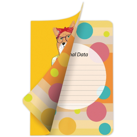 Нарушена упаковка!  <287892> Тетрадь 60 л. в клетку обложка SoftTouch, бежевая бумага 70 г/м2, сшивка, В5 (179х250 мм), FOXY, BRAUBERG, 403815 (403815)