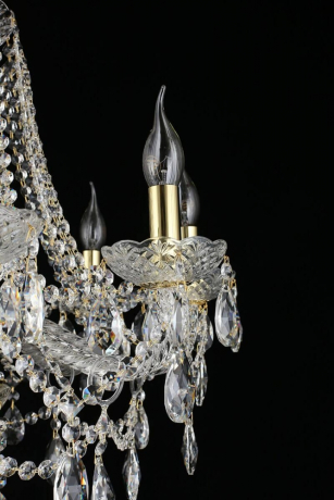 Люстра подвесная со светодиодными лампочками E14, комплект от Lustrof. №300028-657199 