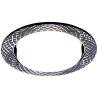 Встраиваемый светильник с лампочкой Ambrella light G818 BK+Lamps