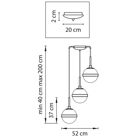 813137 Подвесная люстра Lightstar Globo 