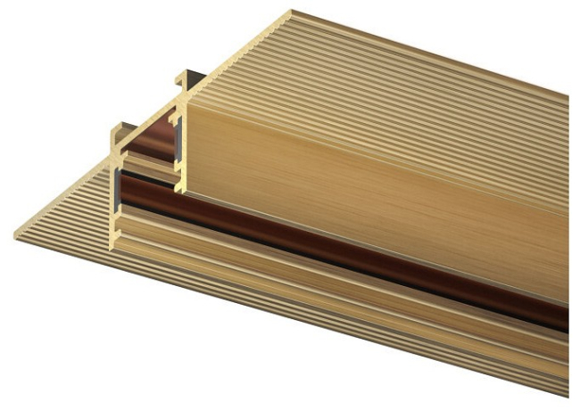 Трек встраиваемый Denkirs SHINE HIDE TR5702-SB 