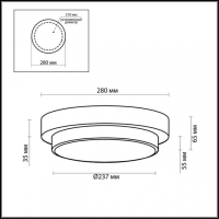 Настенный светильник Odeon Light Holger с лампочками 2746/2C+Lamps E14 Свеча