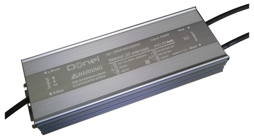 Блок питания Donel DN8HF DNHF400V24IP67 