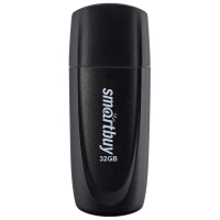 Флеш-диск 32 GB SMARTBUY Scout USB 2.0, черный, SB032GB2SCK (513766)