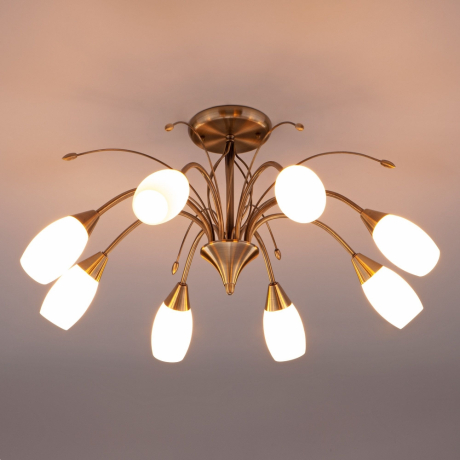 Потолочная люстра Eurosvet 30280/8 античная бронза 