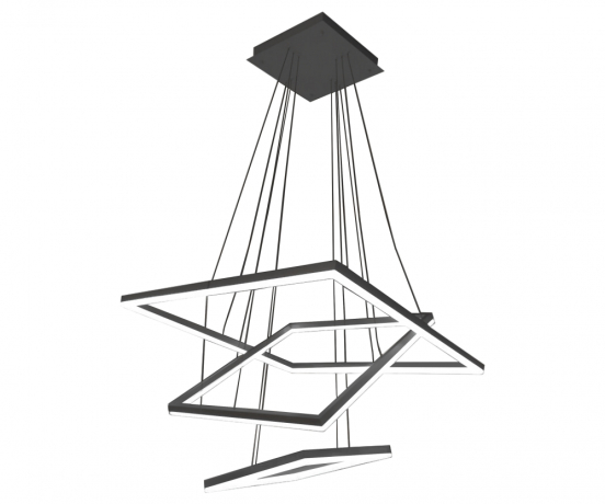 Подвесная светодиодная люстра с пультом д/у Kink Light Альтис 08201,19(4000К) (19237) 