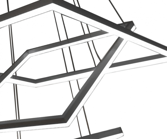 Подвесная светодиодная люстра с пультом д/у Kink Light Альтис 08201,19(4000К) (19237) 