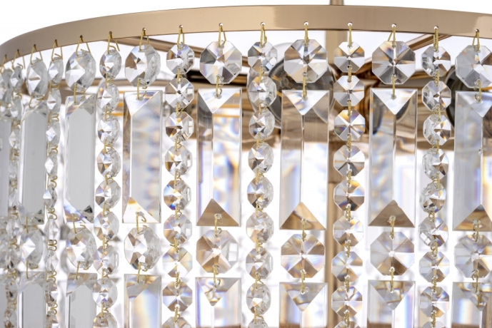 Люстра потолочная с Led лампочками в комплекте Arti Lampadari Sara E 1.3.40.501 G+Lamps 